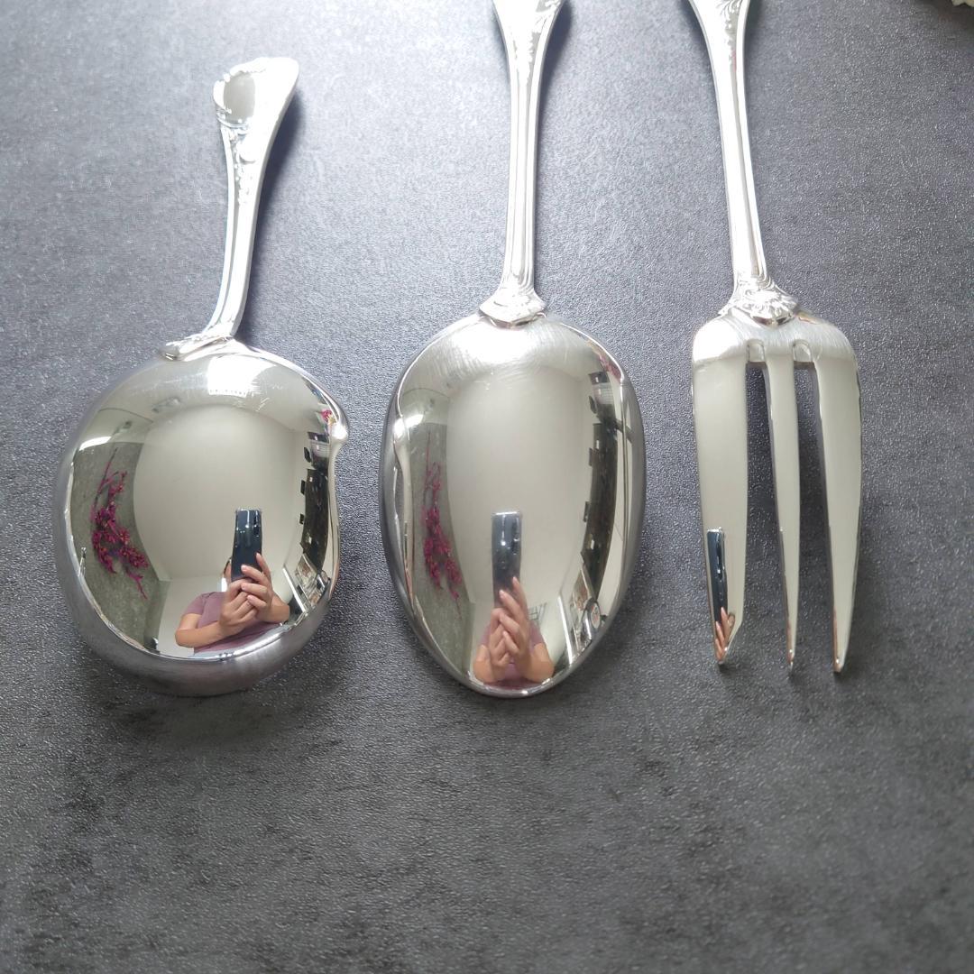 極希少 クリストフル マルリー サービングセット ポテトレードル