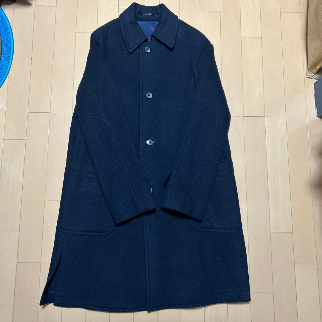 TOMORROWLAND PILGRIM カシミヤ　ステンカラーコート サンプル