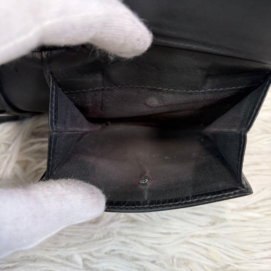 美品✨DIOR 二つ折り 財布 バーティカル ギャラクシー トロッター ブラック