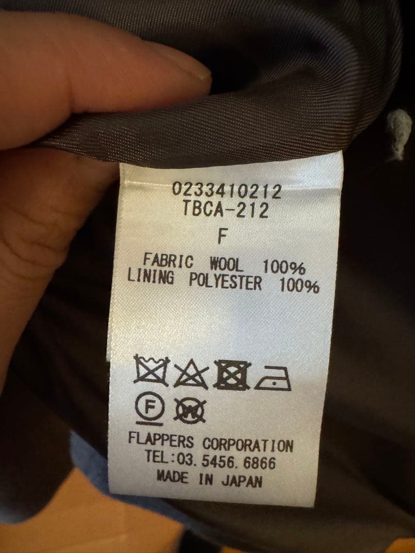 TICCA テントコート ONESIZE ウール100%