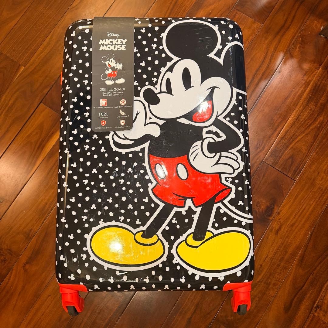 【ロサンゼルス購入】ミッキーマウスキャリーケーストランクケース102ℓディズニー