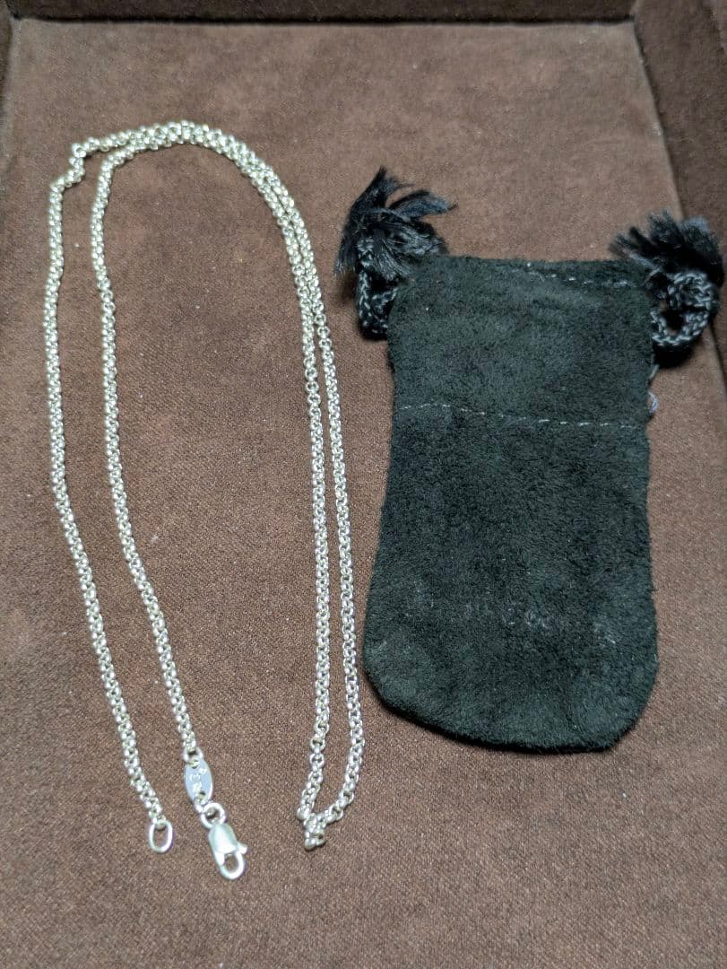 ほぼ未使用 クロムハーツ ロールチェーン ２４インチ