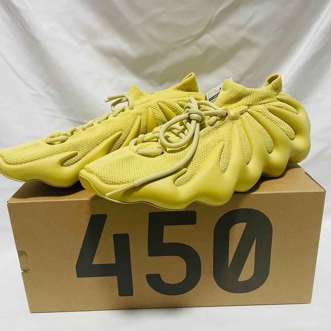 【送料無料】adidas YEEZY 450 \"Sulfur\" 廃盤　ニット