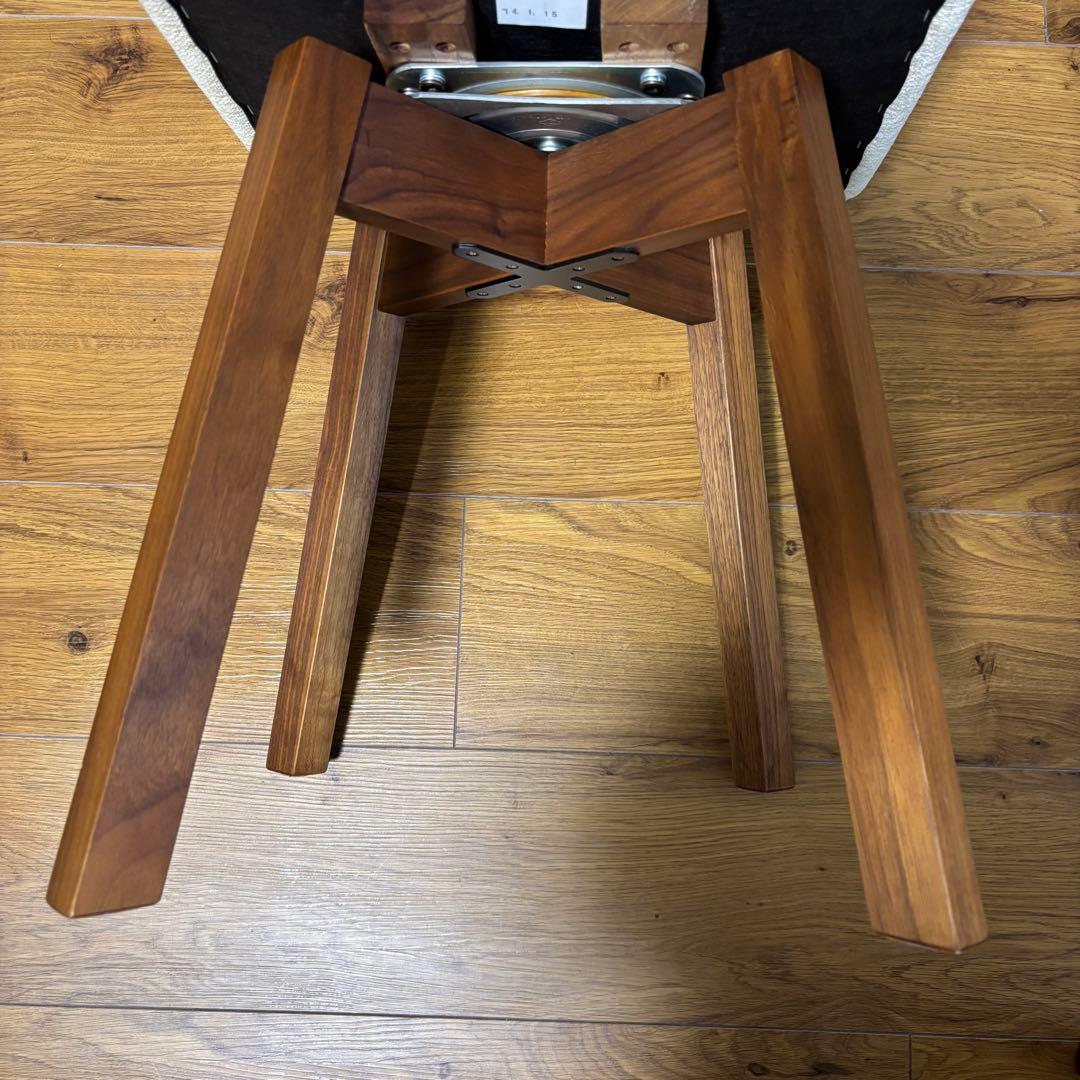 【良品】レグナテック ロタンテ ダイニングチェア 回転ベース オーク無垢材