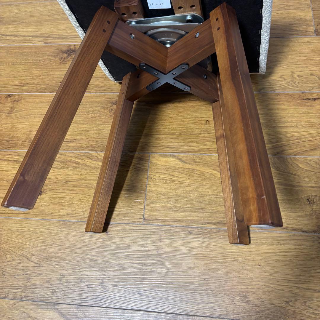 【良品】レグナテック ロタンテ ダイニングチェア 回転ベース オーク無垢材