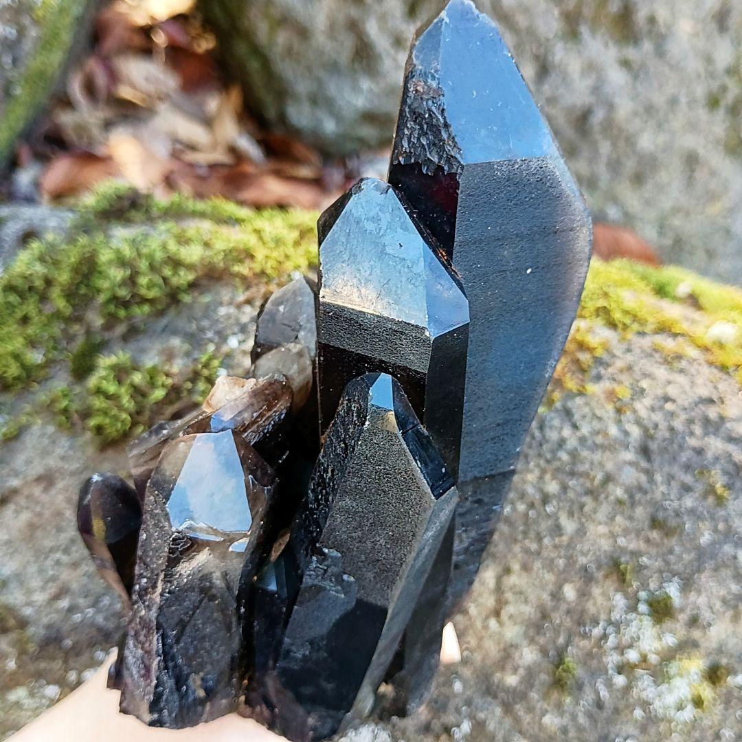 【明日発送可】激レア マダガスカル産 5A モリオン 黒水晶 厄除け 浄化 原石