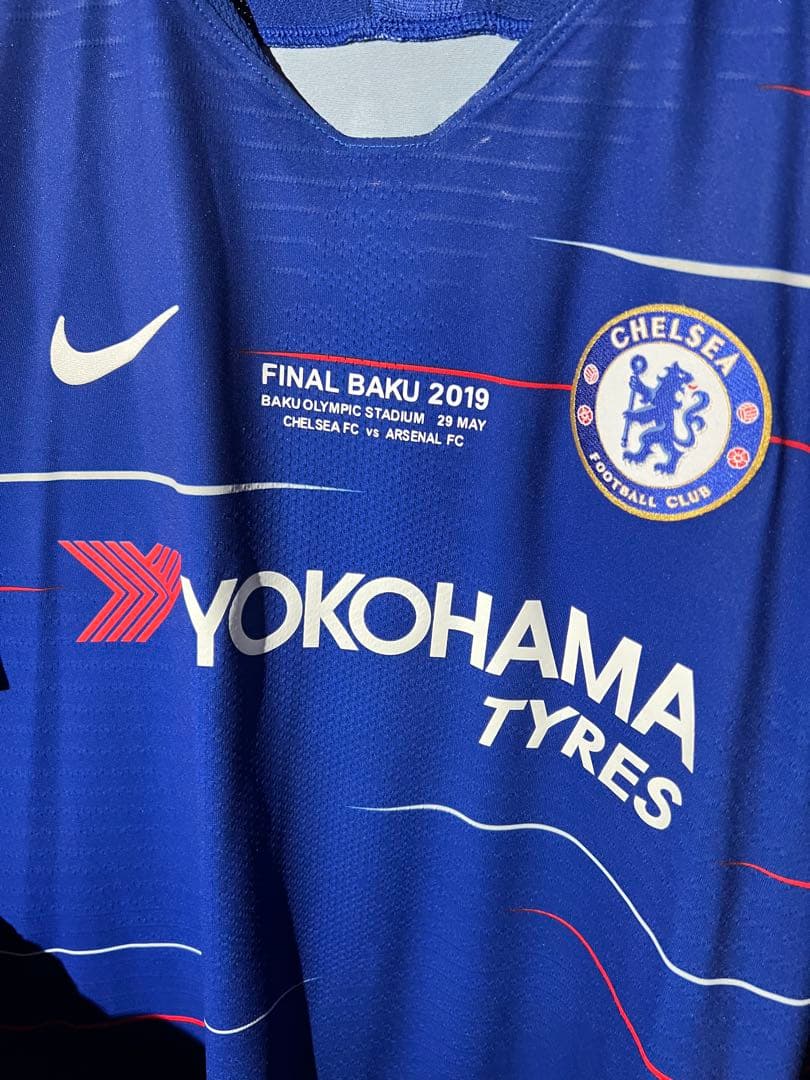 【正規品】アザール ＃１０ チェルシー１８／１９ EL決勝仕様 (H)