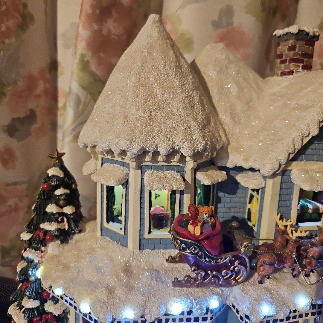 【美品稼働確認】トーマス・キンケード　クリスマス　ジオラマ　オーナメント