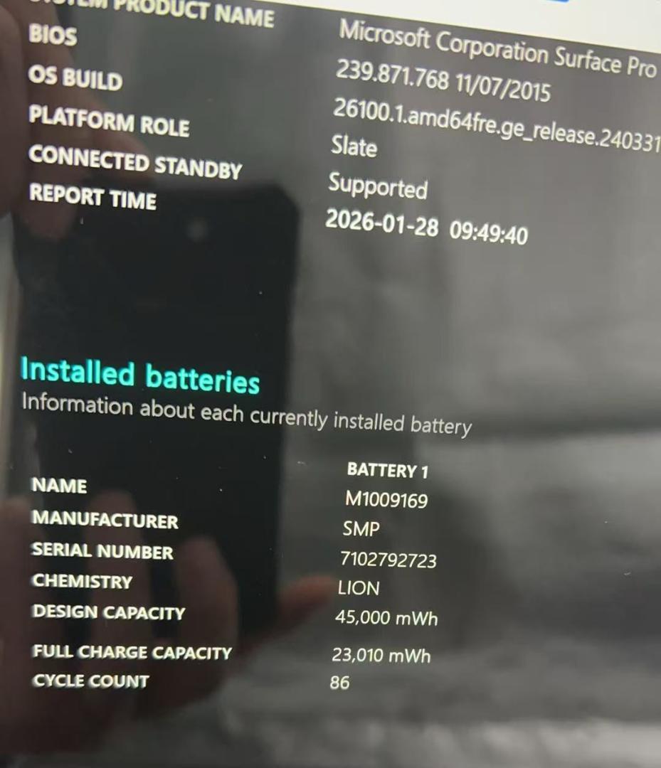 Windowsノート本体 Microsoft Surface Pro 5 Core i5 7300U