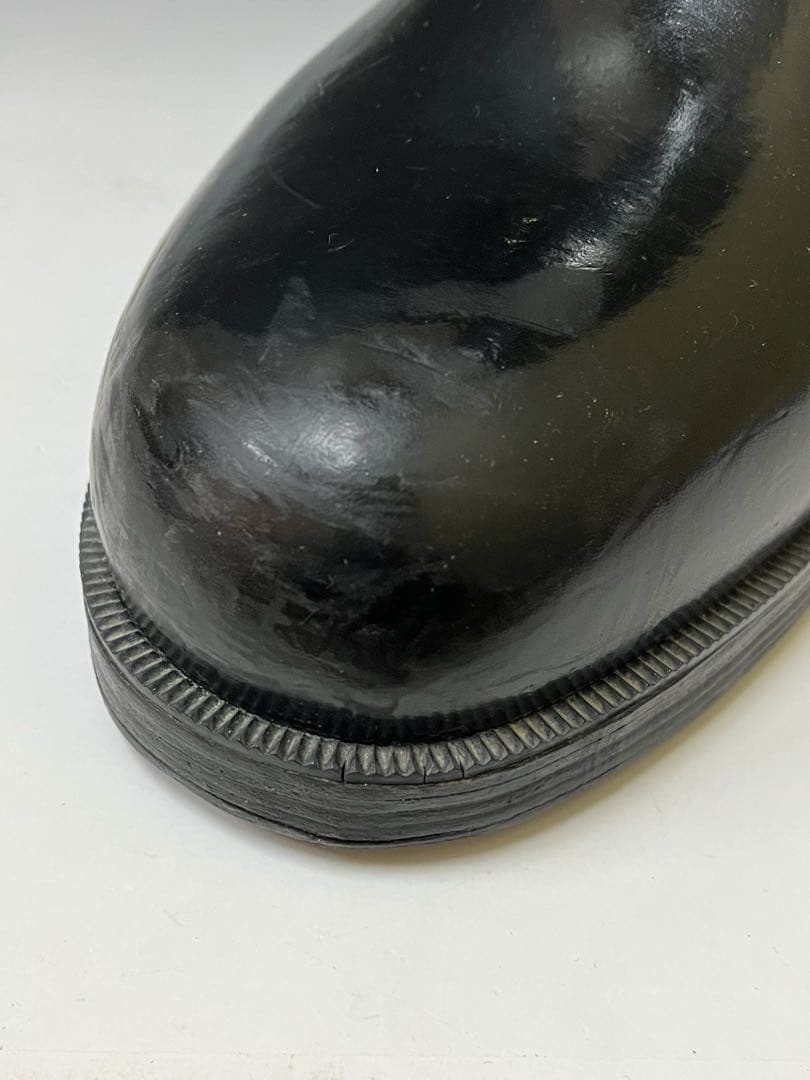 E732 レア KNIGHT 大型 高さ49cm ナポレオンブーツ 革靴 拍車付