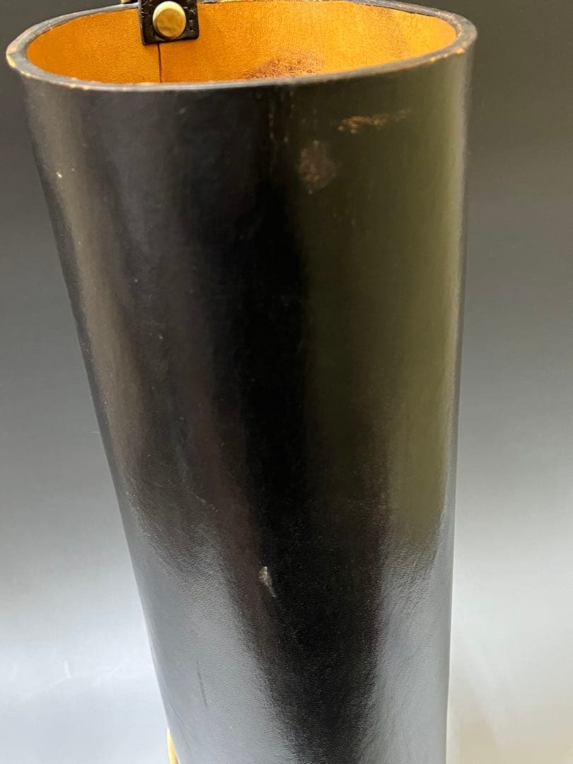 E732 レア KNIGHT 大型 高さ49cm ナポレオンブーツ 革靴 拍車付