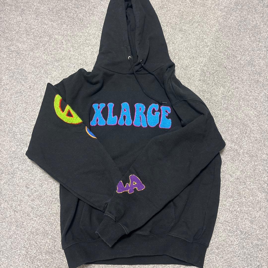 XLARGE FLOWER PULLOVER HOODED SWEAT パーカー