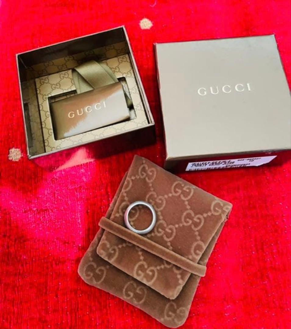 GUCCI リング　丸甲
