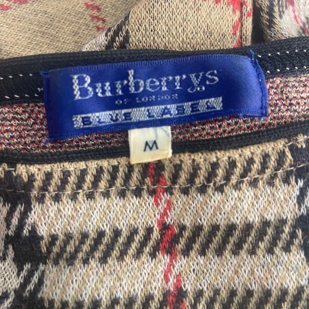BURBERRYノバチェック ウール混 七分袖 ベージュ　三陽商会
