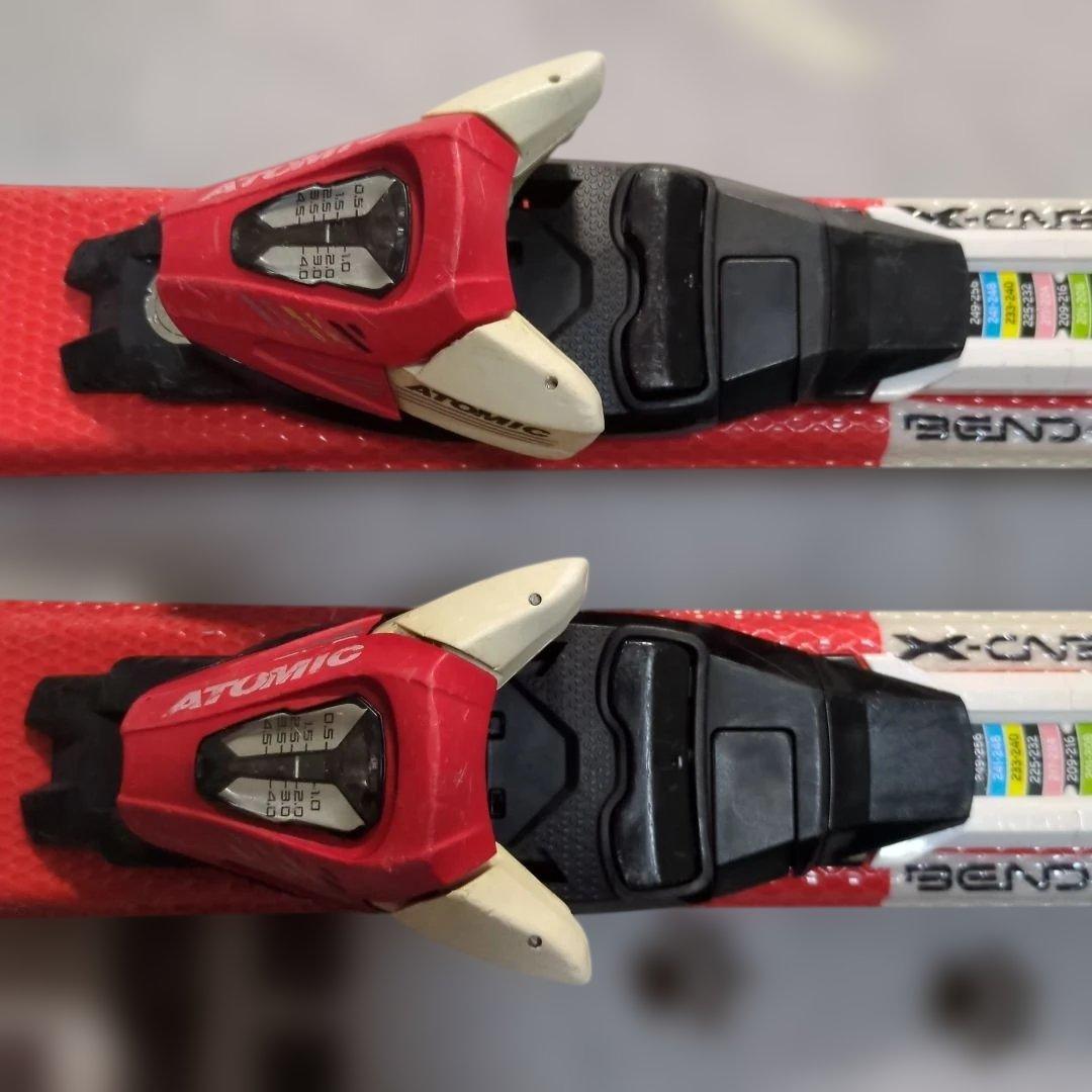 Atomicジュニアスキー板（120cm）・ビンディング・ブーツ（21.5cm）