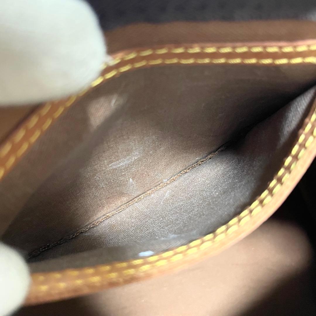 ルイヴィトン　ボストンバッグ　スピーディ40 モノグラム　ブラウン　ヌメ革　廃盤