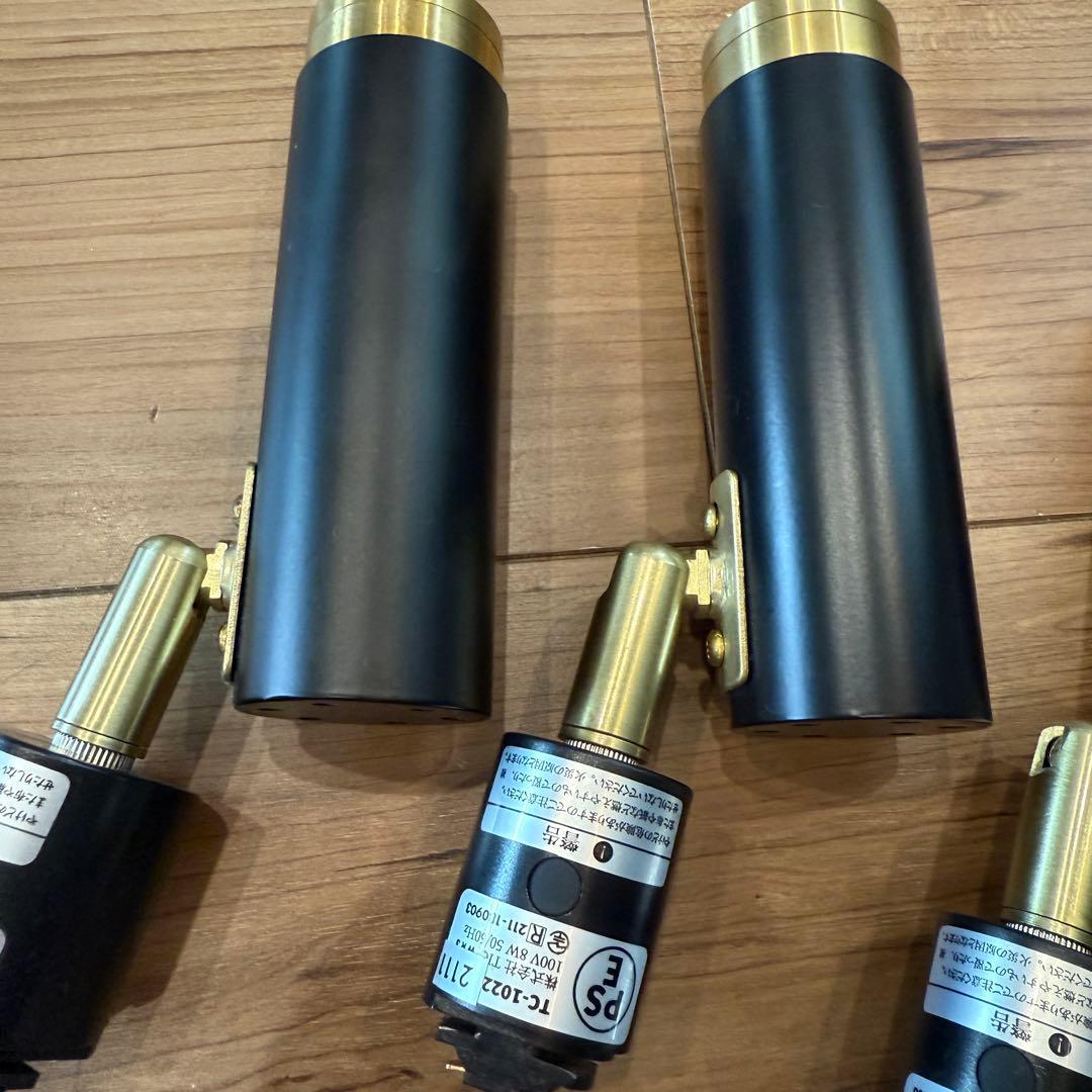 LEDスポットライト　ノーシュ　ブラック4個　リモコン付　調光調色　取扱説明書有