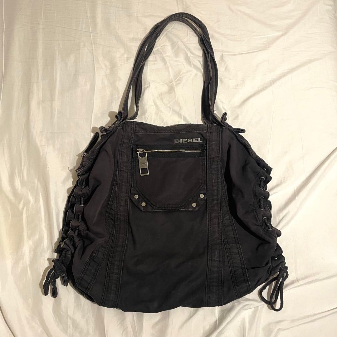 DIESEL y2k archive tote bag ブラック