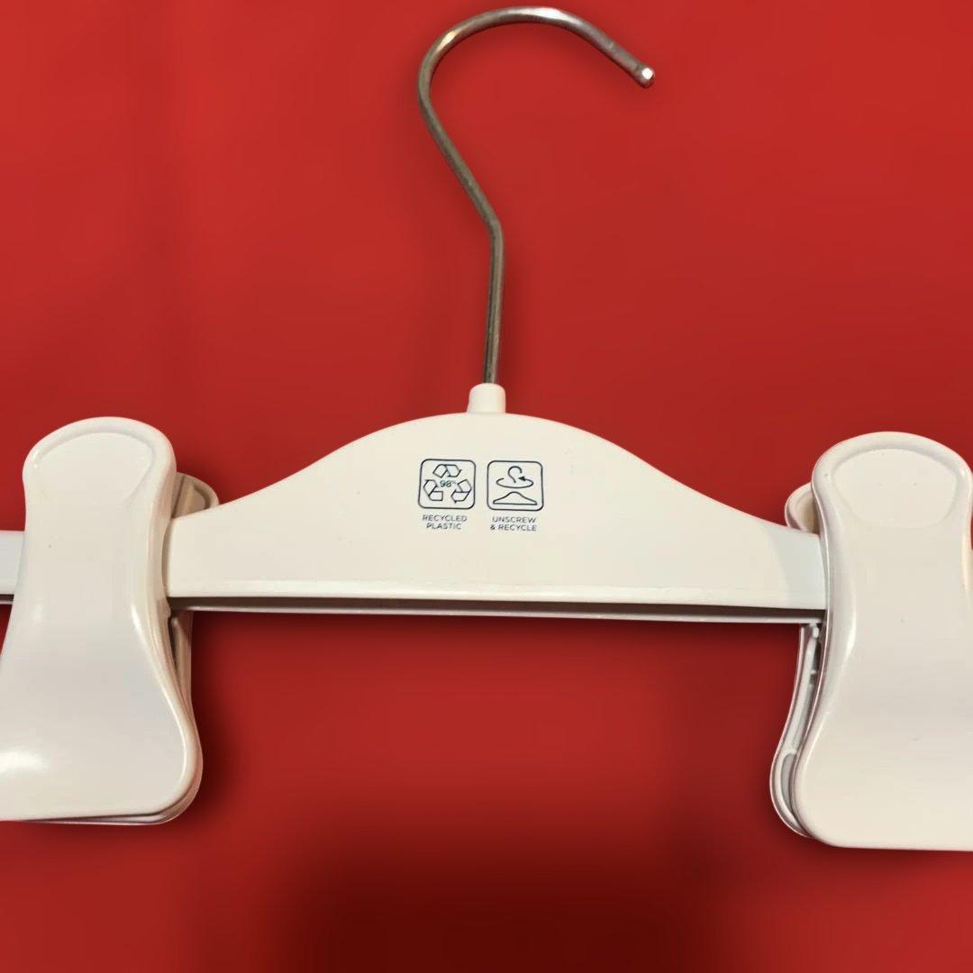 Moncler ホワイトハンガーセット 10本 + パンツハンガー1本