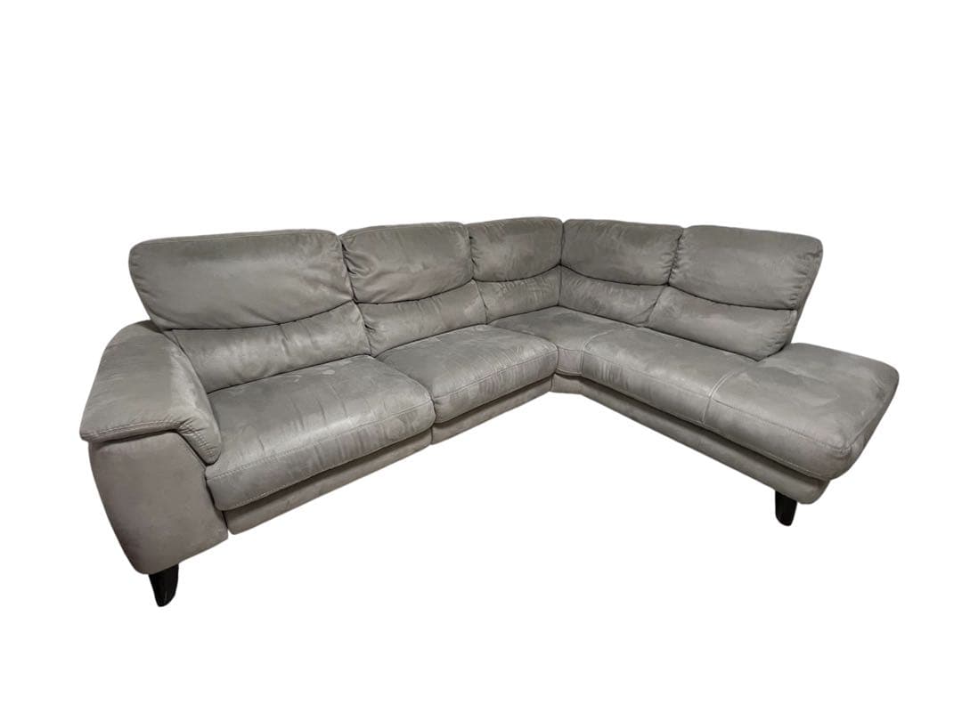 東京インテリア　グレー コーナーソファ カウチ　引き取り専用