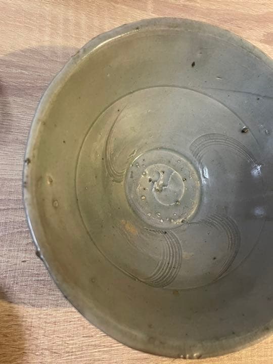 戦前中国 天竜寺青磁茶碗 茶道具