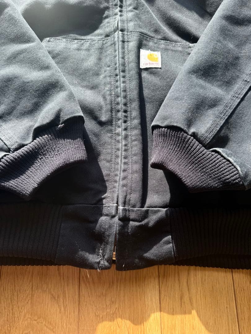 希少　USA製 carhartt アクティブジャケット　ブラック