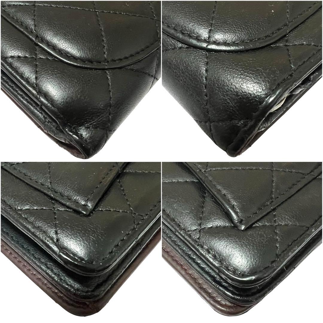 CHANEL シャネル マトラッセ ラウンドジップ ミディアム 二つ折り財布