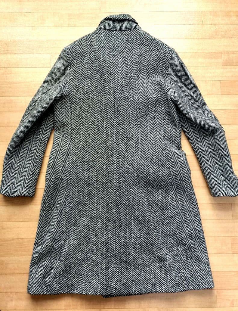 ÉDIFICE ダブルブレスト ツイード チェスターコート