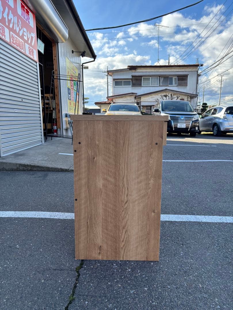 天然木調 配線すっきりデスク パソコンデスク ナチュラル