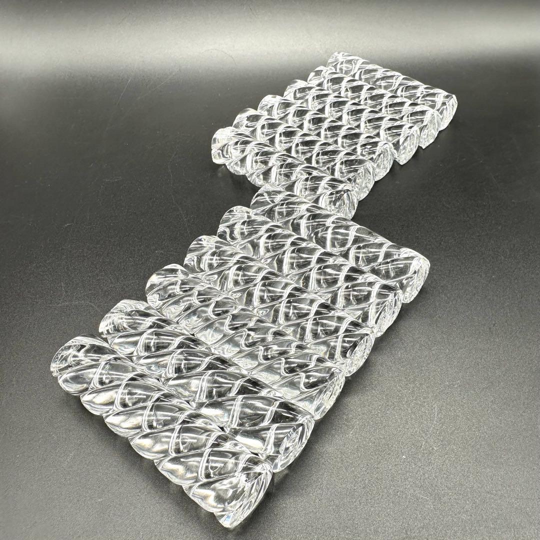 【美品】Baccarat バカラ カトラリーレスト ツイストバンブー12本