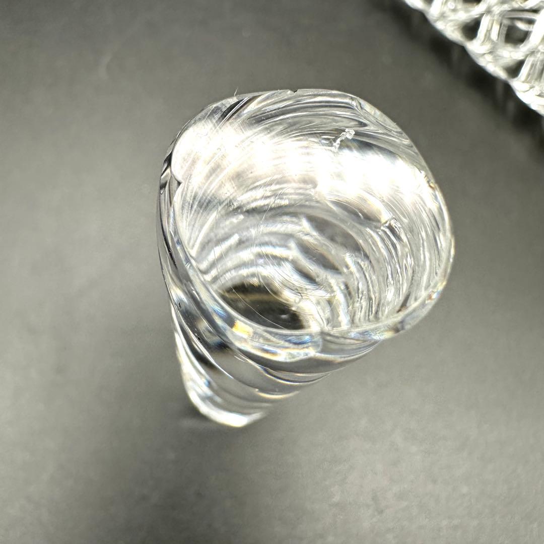 【美品】Baccarat バカラ カトラリーレスト ツイストバンブー12本