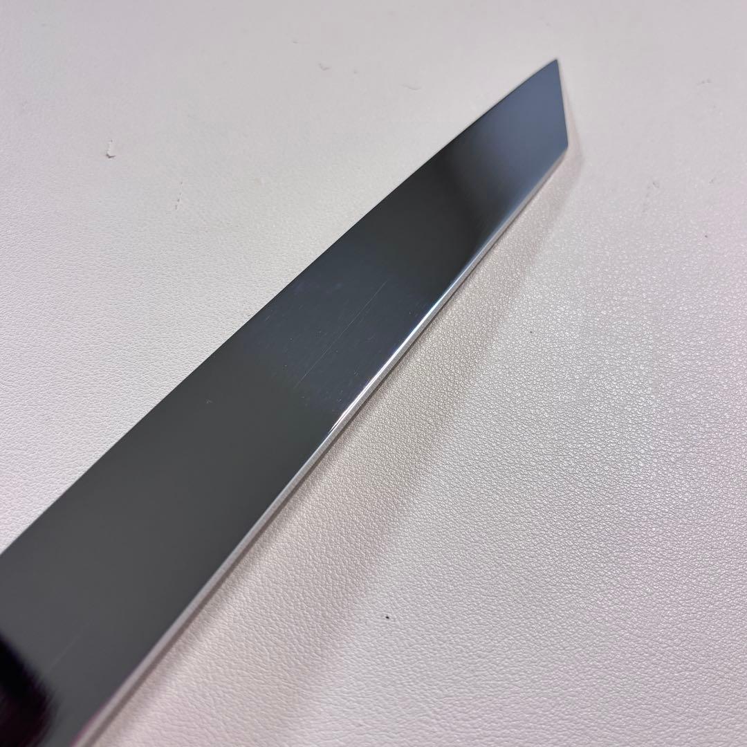 270mm 切付柳刃包丁 鏡面　紫檀八角柄 刺身包丁 「全鋼」'ᘲ