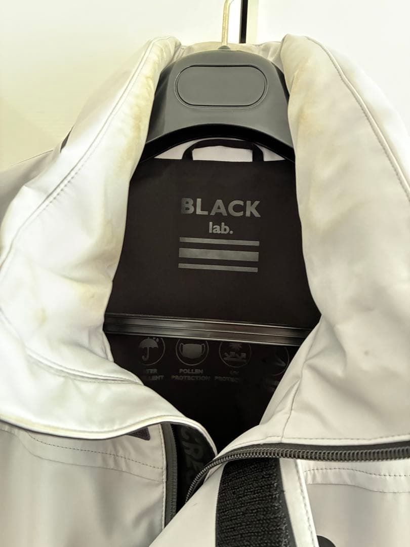 BLACK lab ステンカラーコート ホワイト