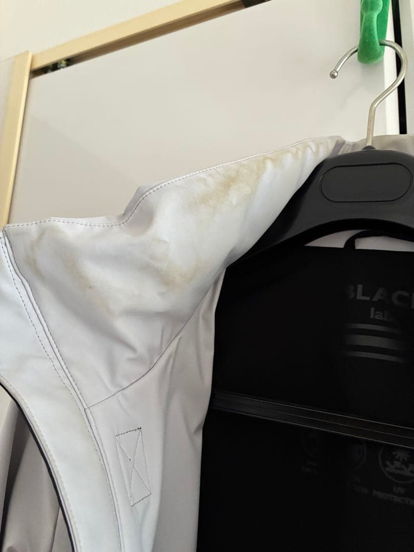 BLACK lab ステンカラーコート ホワイト