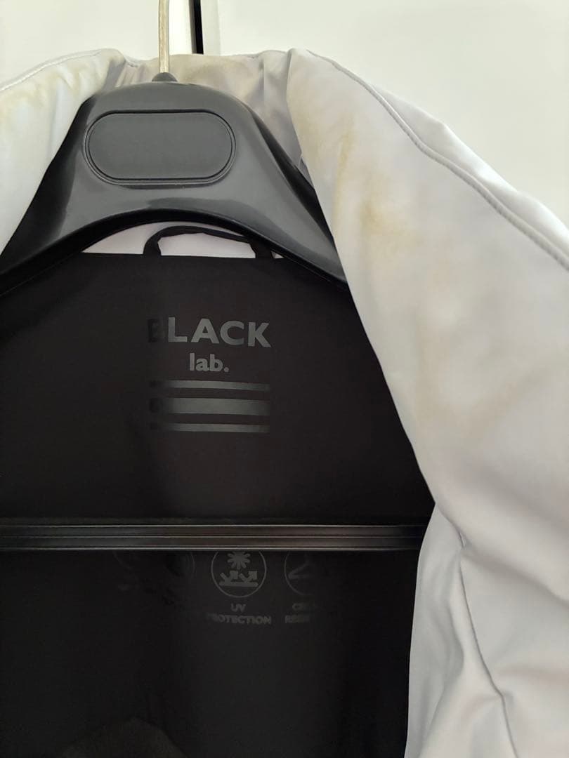 BLACK lab ステンカラーコート ホワイト