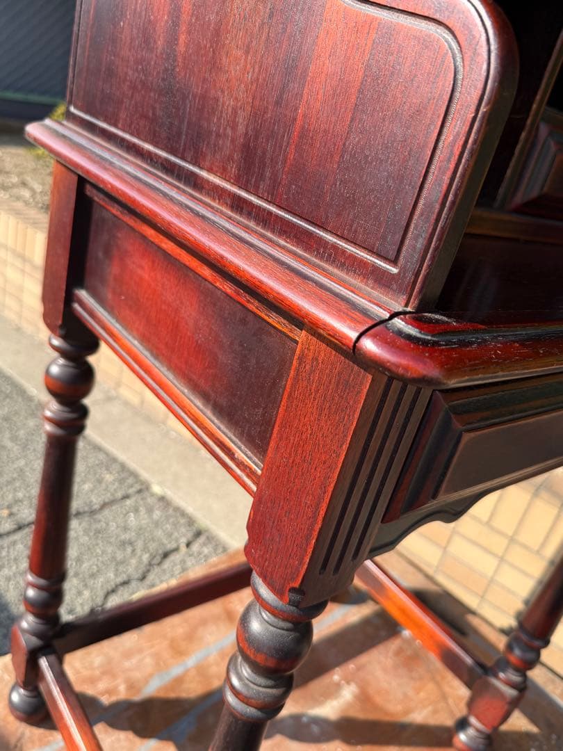 希少 カリモク ライティングデスク ライティングビューロー 家具 レトロ