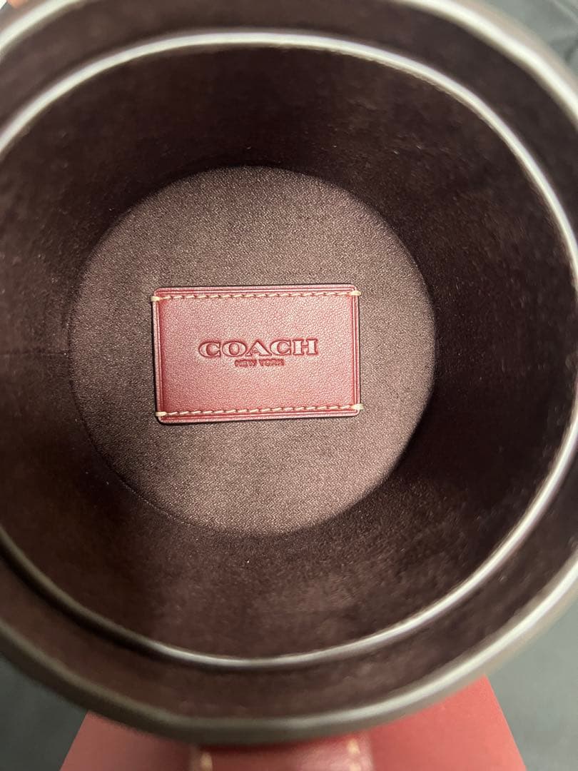 【非売品】COACHワインボトルケース/レザー/BRD/