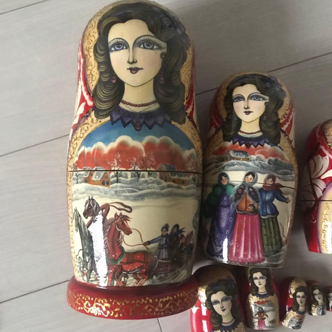 ロシア　マトリョーシカ　巨大　高さ約25.5cm