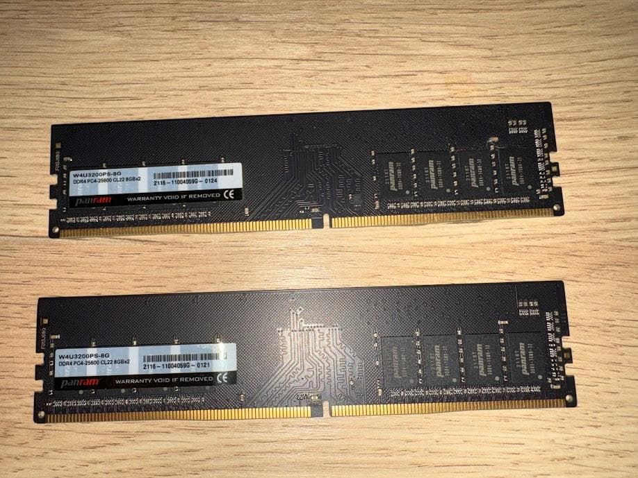 CFD Panram PC4-25600 8GB×2枚 合計16GB