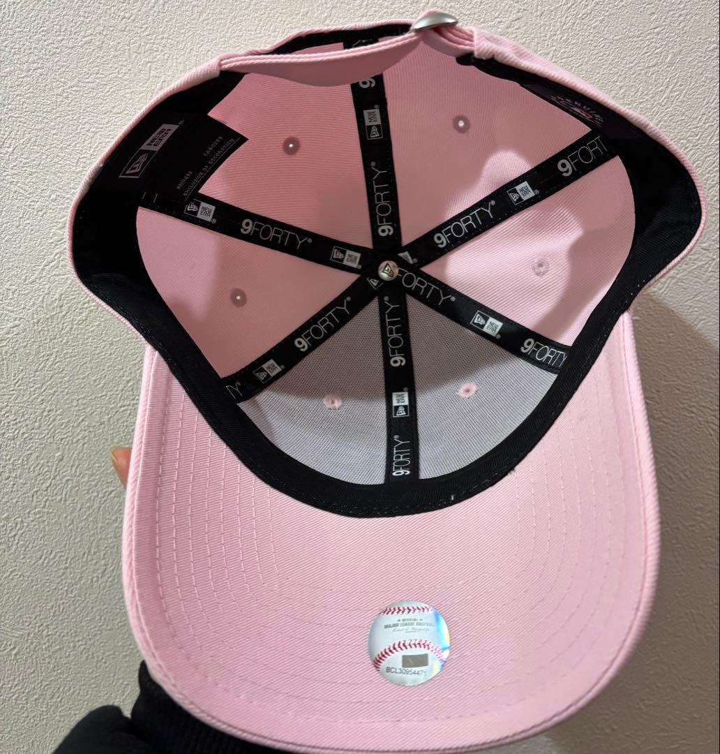 完売！ニューエラ 9FORTY ラインストーン NY ピンク ヤンキース 正規品