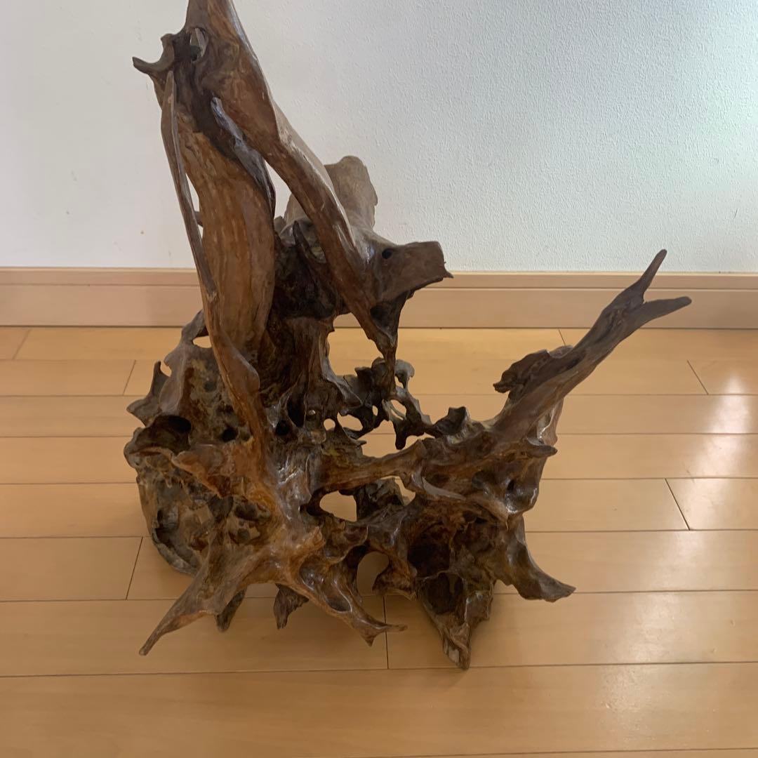 希少‼️ 木製インテリア置物 自然形状　流木(50×50×66)