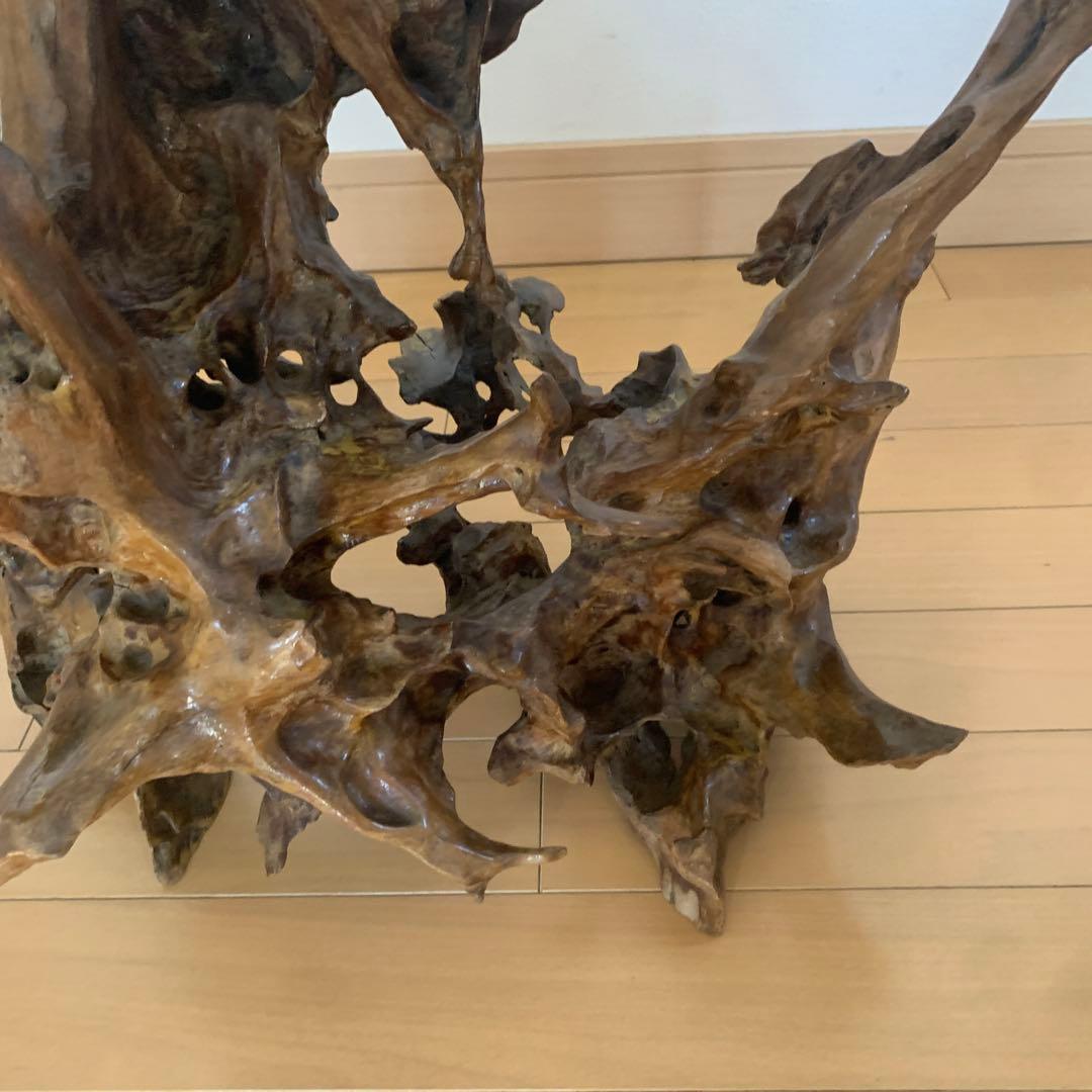 希少‼️ 木製インテリア置物 自然形状　流木(50×50×66)