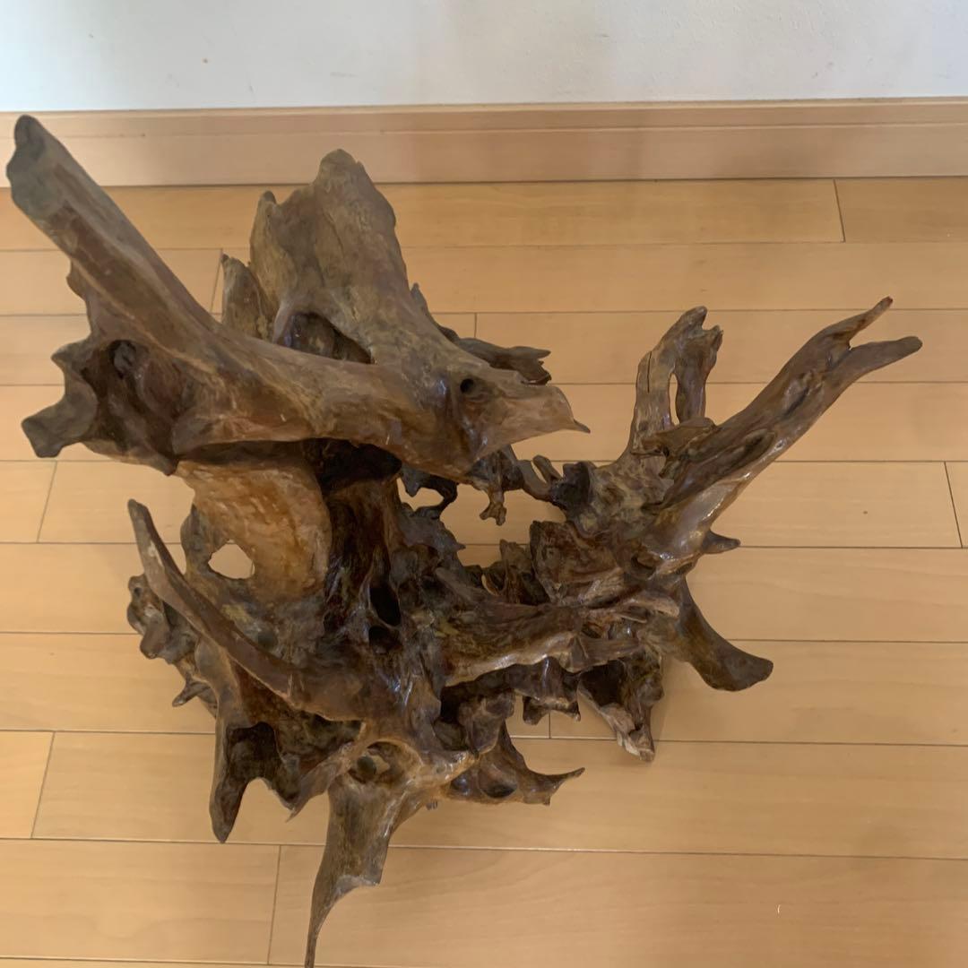 希少‼️ 木製インテリア置物 自然形状　流木(50×50×66)