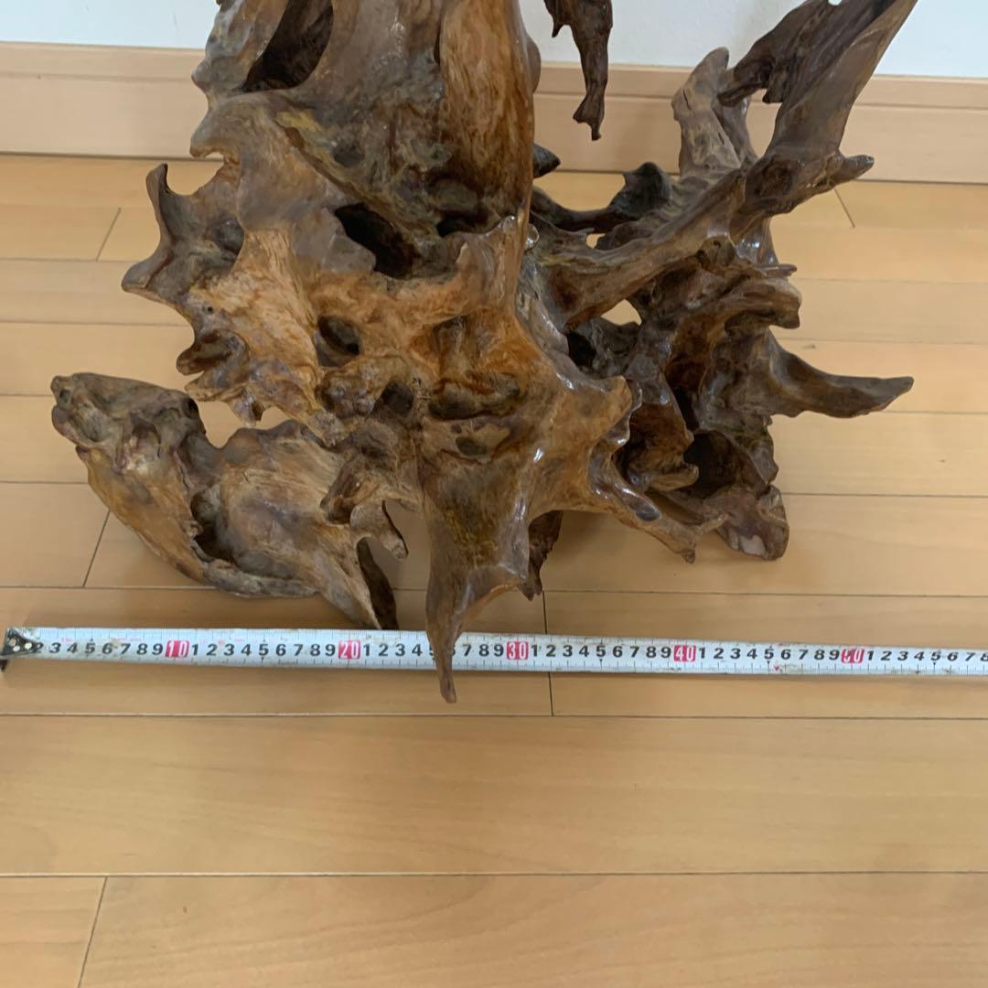 希少‼️ 木製インテリア置物 自然形状　流木(50×50×66)