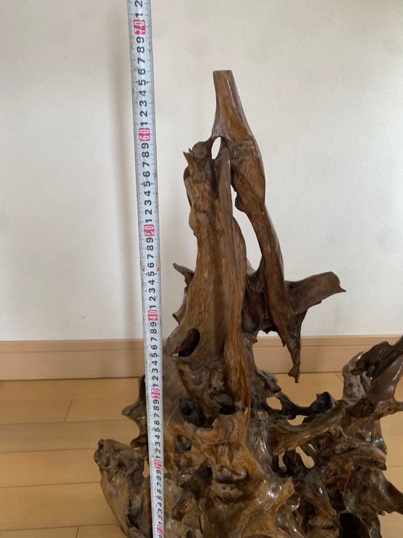 希少‼️ 木製インテリア置物 自然形状　流木(50×50×66)