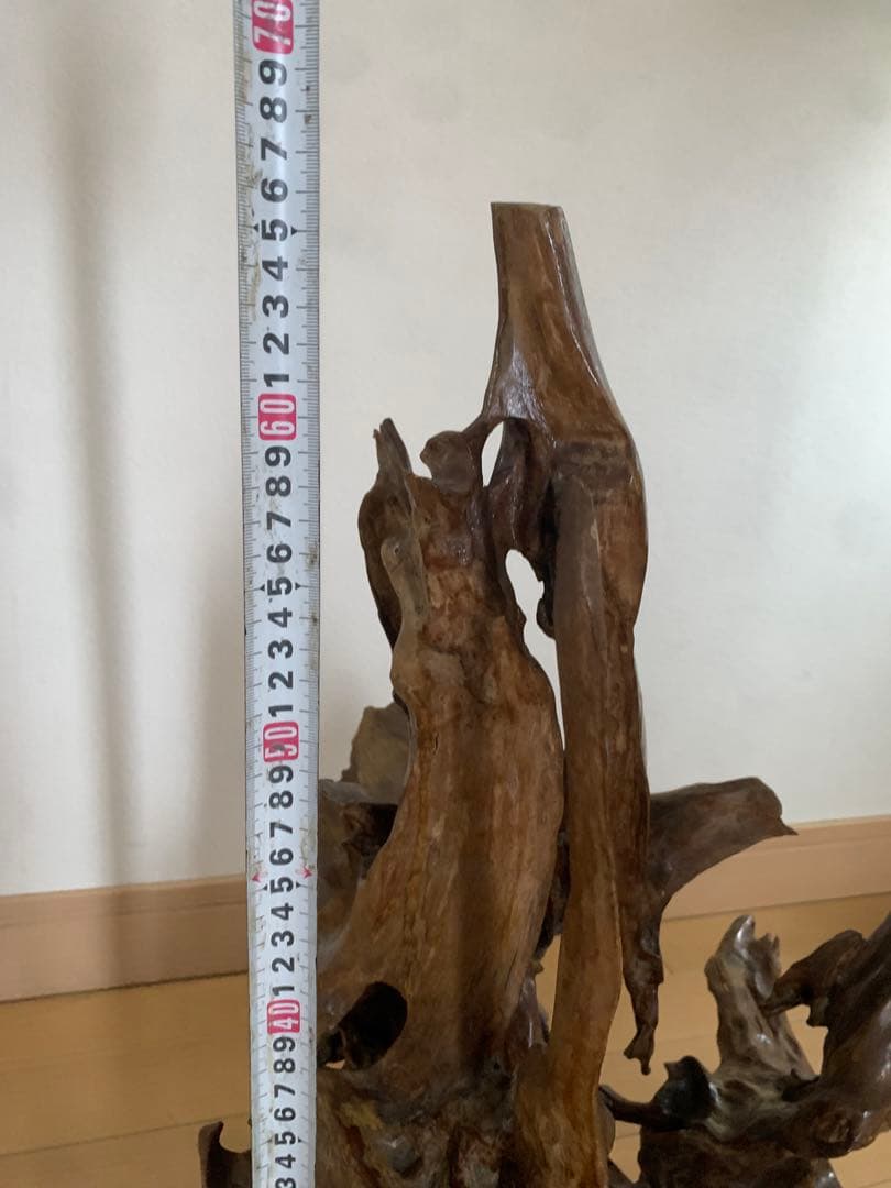 希少‼️ 木製インテリア置物 自然形状　流木(50×50×66)