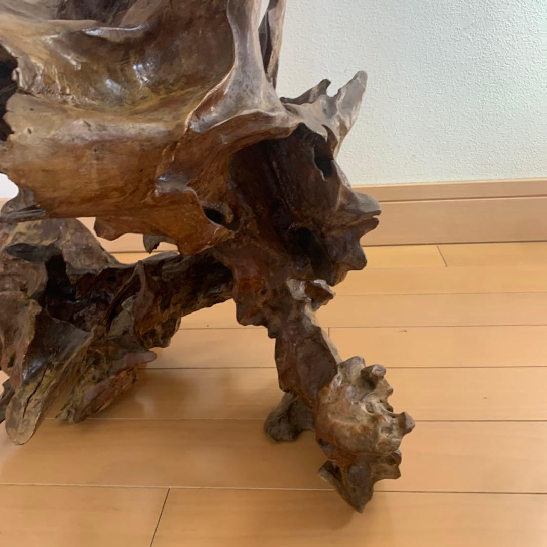 希少‼️ 木製インテリア置物 自然形状　流木(50×50×66)