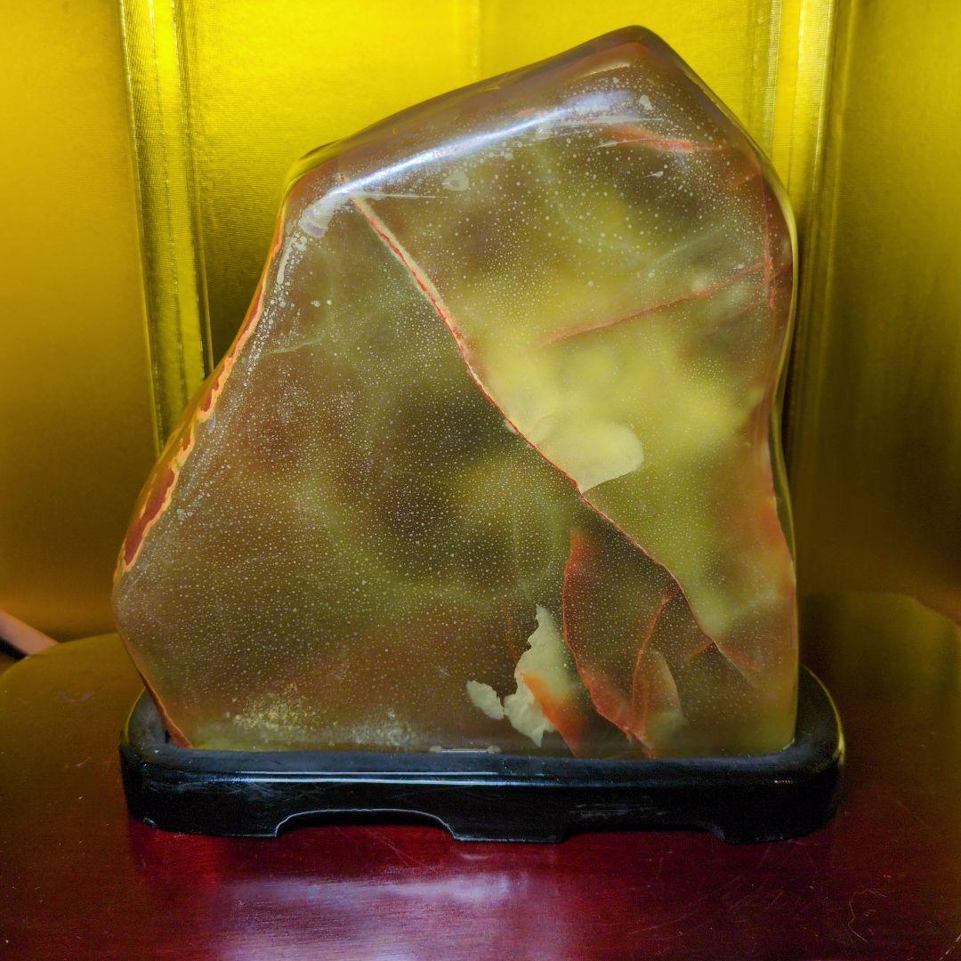 メノウ？オニキス？ 約3.6kg 専用台座付 天然石 自然石 パワーストーン