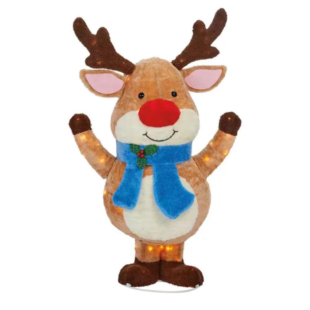 サンタとそのともだちのLEDライト♡イルミネーションサンタトナカイ4体