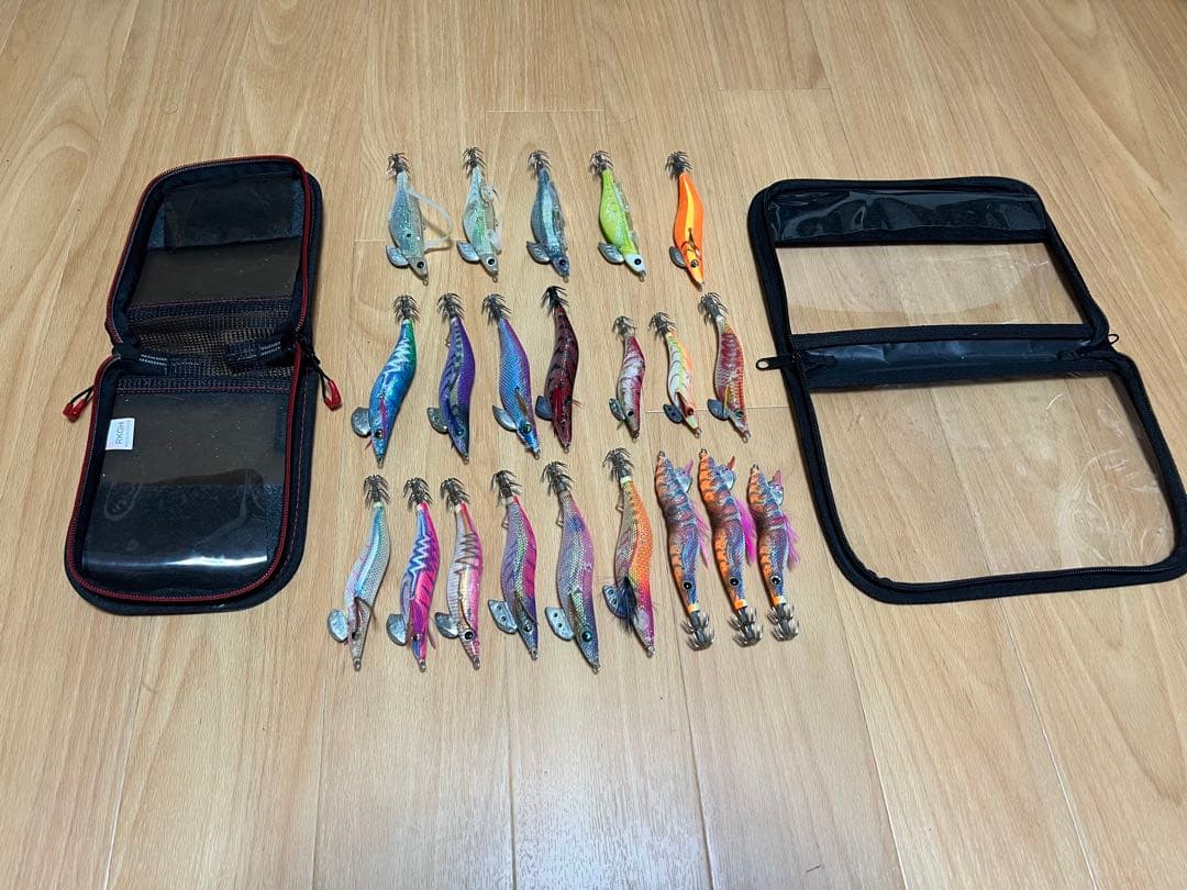 エギ・餌木 21個セット 収納ケース付き